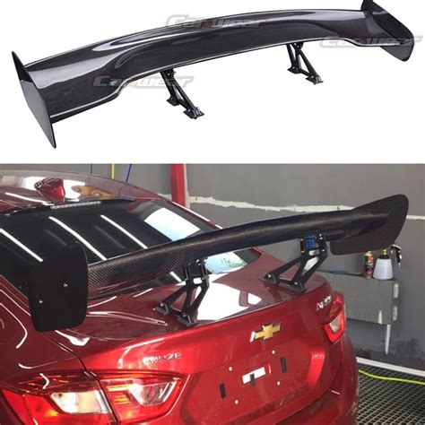 Auto Car Carbon Fiber Rear Trunk Spoiler Gt Wing For Chevrolet Cruze