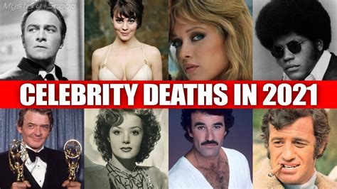 Celebrity Deaths In 2021 The Years Most Comprehensive List Youtube