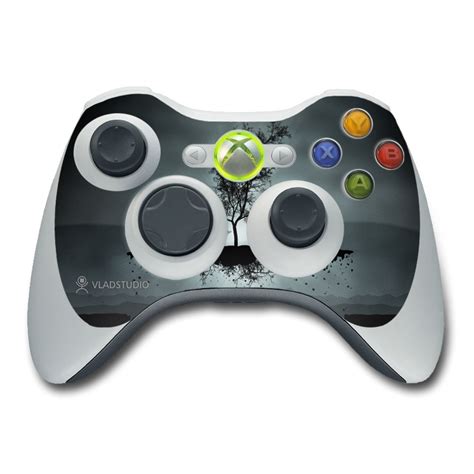 Flying Tree Black Xbox 360 Controller Skin Istyles
