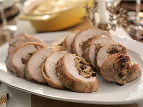 Turkey Roulade With Cranberry Citrus Stuffing And Cream Gravy Recipe