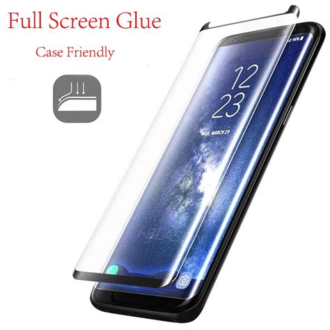 3d Curved Clear Full Glue Tempered Glass For Samsung S8 Full Adhesive Screen Protector For