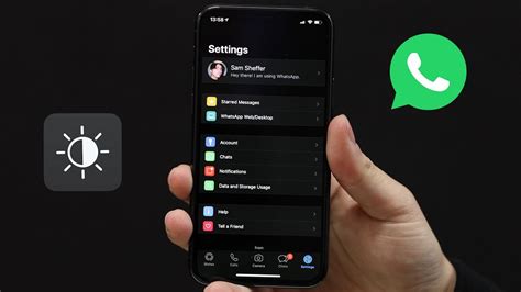 Starting today, whatsapp for ios and android both offer official dark mode options that swap brighter backgrounds for darker ones, basically. WhatsApp Dark Mode! How to enable on iOS and Android - YouTube
