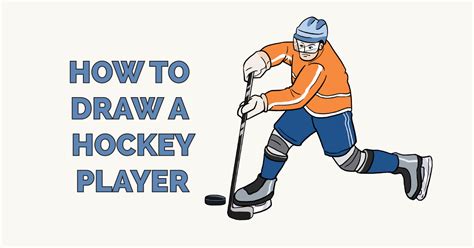 How To Draw A Hockey Player Easy Drawings Drawings Hockey Players