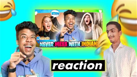 Reaction।। Never Mess With Indians On Omegle 😂 Ramesh Maity ।। Rameshmaity0 Youtube