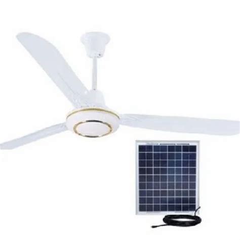 Metallic Solar Ceiling Fan 24 Vdc White At Rs 3500 In Ghaziabad Id