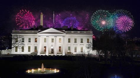 Fireworks Over Washington Dc Conclude Biden Inauguration Party