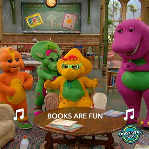 Barney Books Are Fun Sing Along To Books Are Fun With Barney And