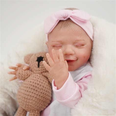 Miaio 18 Realistic Newborn Reborn Baby Dolls With Soft Vinyl Silicone