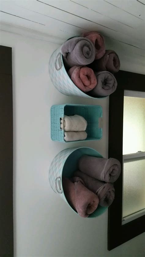 Smart Storage Solutions For Small Bathrooms 12 Towel Storage Ideas