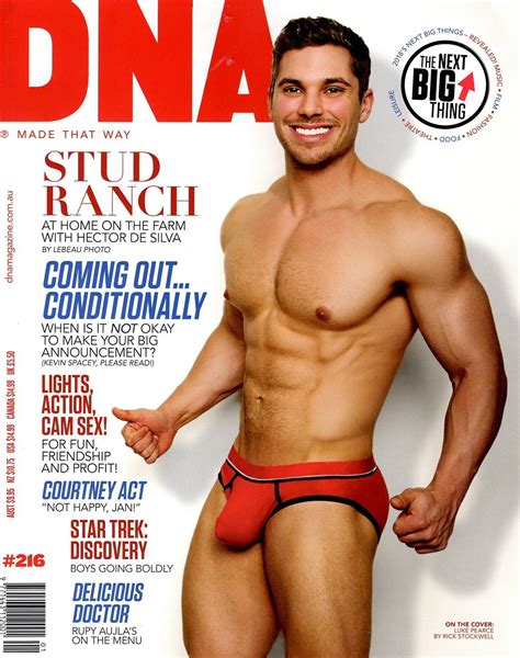 Dna Magazine Gay Men Hector De Silva Luke Pearce Ebay