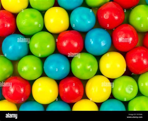Large Colored Gumballs Set As A Background Stock Photo Alamy