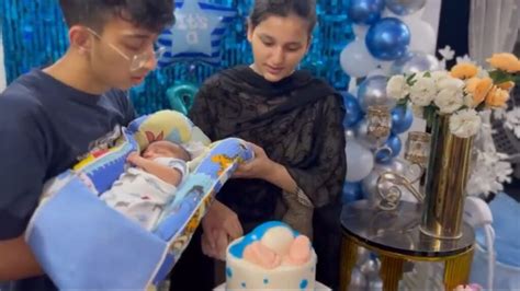 Famous Couple Nimra And Asad Reveal Their Son Name With Fans