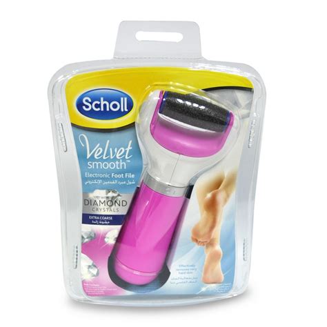 Scholl Velvet Smooth Electronic Foot File With Diamond Coarse 1pc