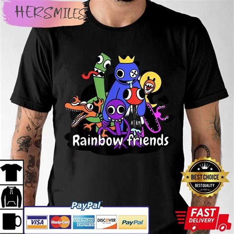 Rainbow Friends Roblox Birthday Unisex Best T Shirt Buy Shirts Cool T