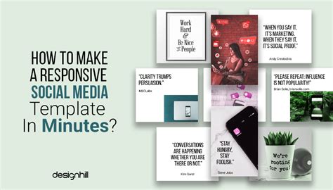 How To Make A Responsive Social Media Template In Minutes