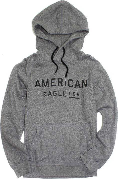 American Eagle Mens Signature Graphic Pullover Hoodie 022 Large