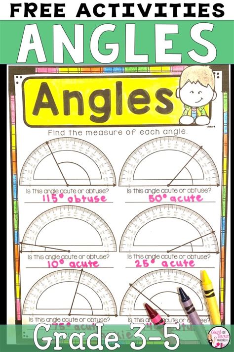 Measuring Angles Tips For Your Fourth Graders Grade 6 Math Angle