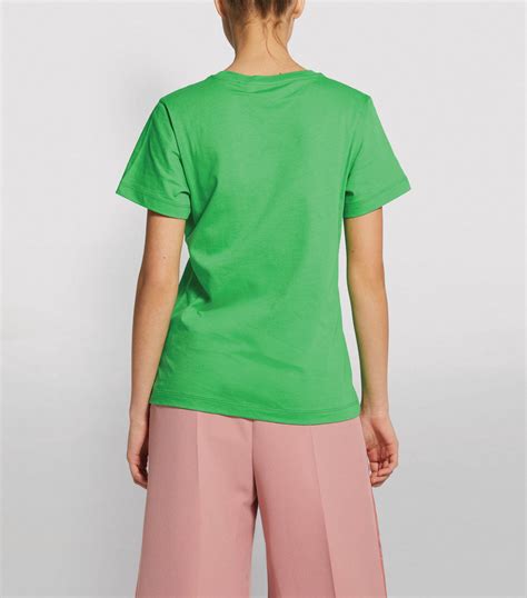 Gucci Green Sexiness Slogan T Shirt Harrods Uk