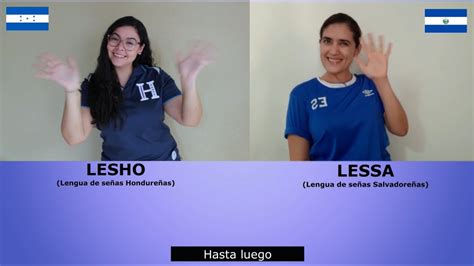 Lengua De Señas Honduras Vs El Salvador Youtube