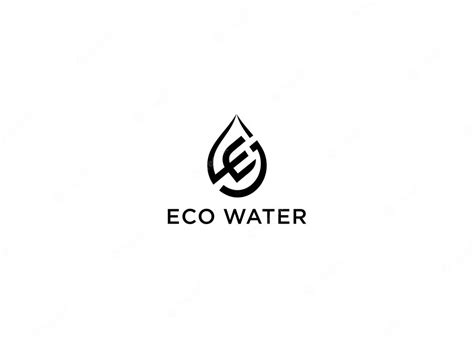 Premium Vector Eco Water Logo Design Vector Illustration