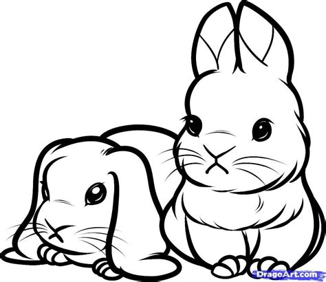 Printable coloring pages are fun and can help children develop important skills. Printable Coloring Pages Of Baby Bunnies | Bebek çizimi ...