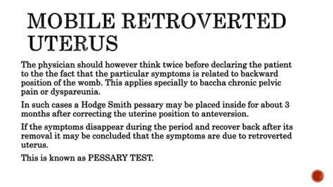 Retroverted Uterus Ppt