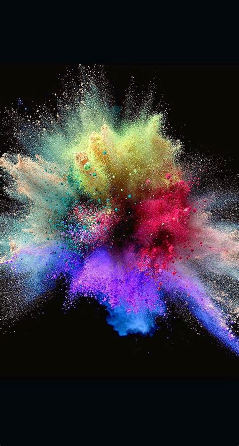 Chalk Explosion Color Blast Hd Phone Wallpaper Pxfuel