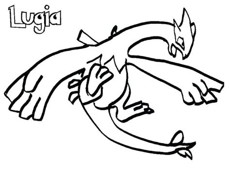 Its head has a point to the back, and lugia's eyes have pointed blue or black spikes on. Pokemon Coloring Pages Lugia at GetColorings.com | Free ...
