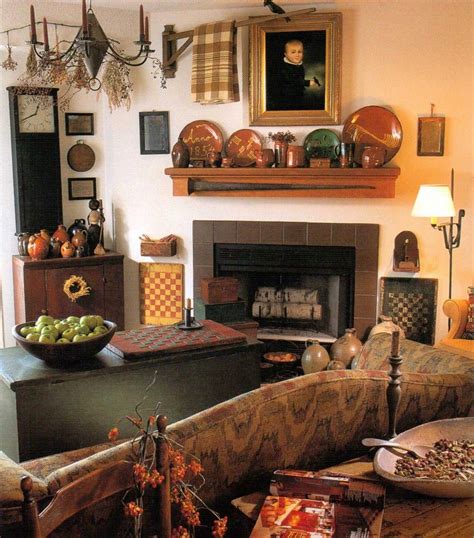 Country Primitive Home Decor Catalogs Rustic Country Living Room