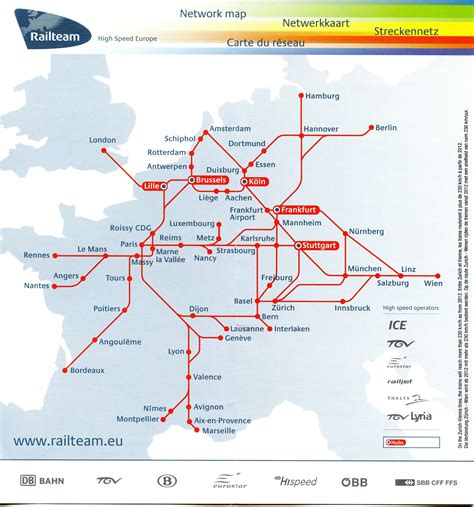 Europe Train Line Map All In One Photos