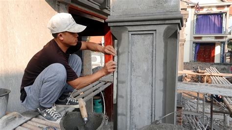 Smart Techniques Building Decorative Concrete Columns With Sand And