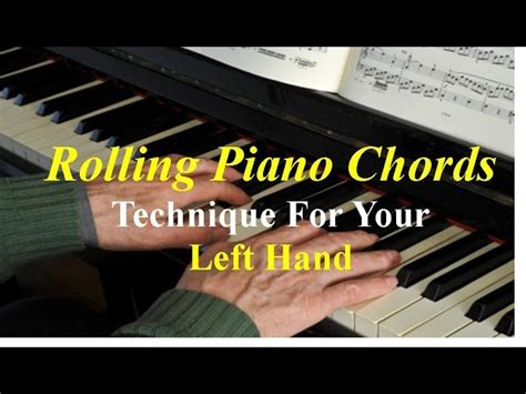 Left Hand Piano Chord Chart For Beginners