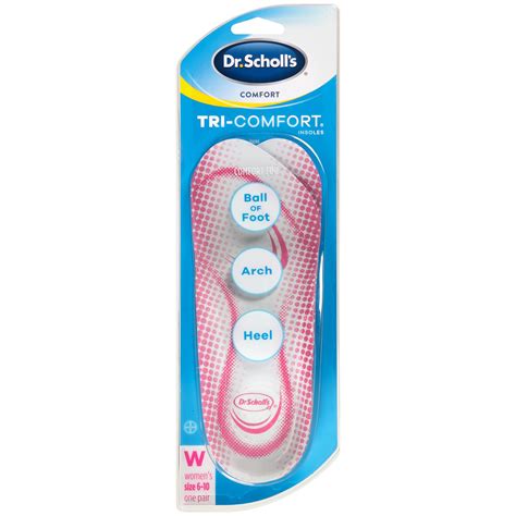 Dr Scholl S Comfort Tri Comfort Insoles Women S Size 6 10 Shop Foot Care At H E B