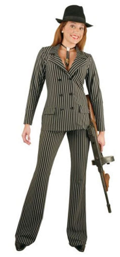 20s Sophisticated Gangster Molly Suit Costume The Costume Shoppe