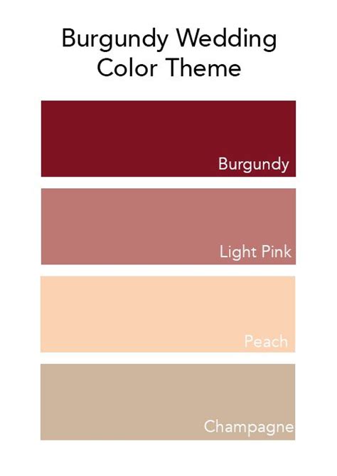 Fast shipping and orders $35+ ship free. Burgundy, pink, peach and champagne wedding theme ...