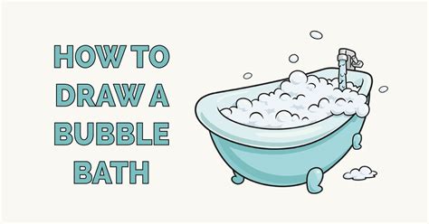 how to draw a bubble bath really easy drawing tutorial