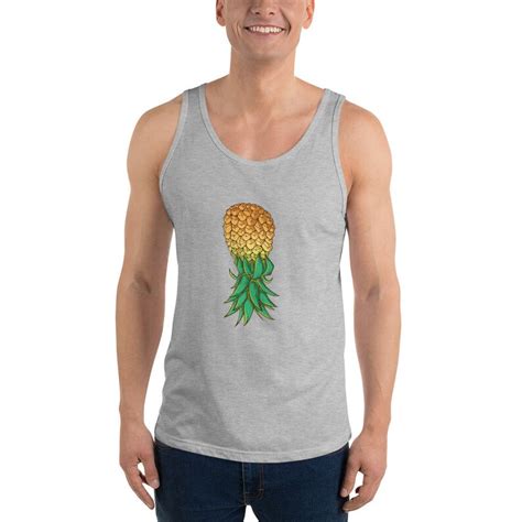 Upside Down Pineapple Tank Top Swingers Pineapple Shirt Dtf Etsy