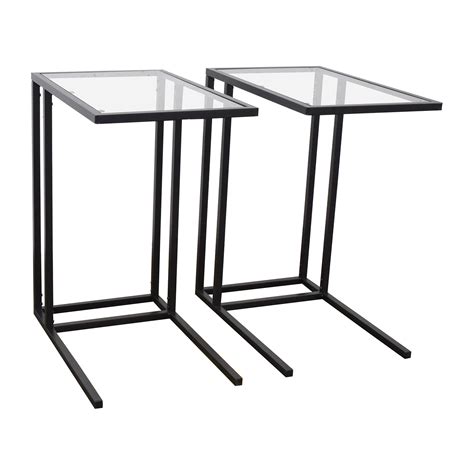 Calculate delivery to a different zip code. 67% OFF - IKEA IKEA Glass End Tables / Tables