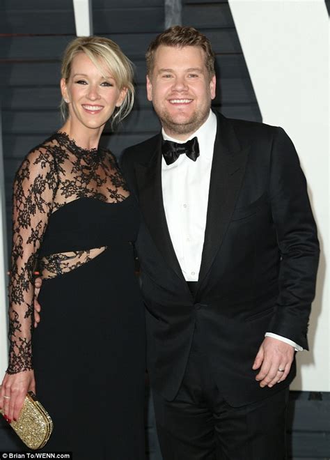 James Corden And Wife Julia Carey Attend The Vanity Fair Oscars Afterparty Daily Mail Online