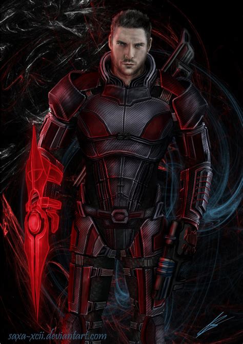 Mass Effect Shepard Oc By Saxa Xcii On Deviantart