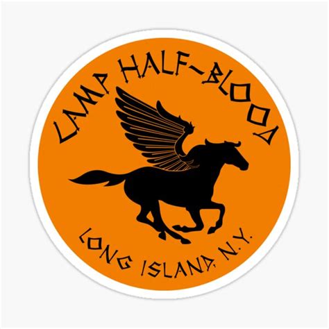 Camp Half Blood Sticker For Sale By Whatthechell Redbubble