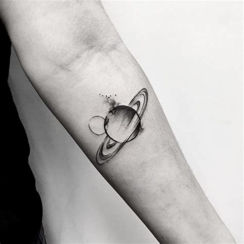 Untitled Saturn Tattoo Planet Tattoos Forearm Tattoo Women