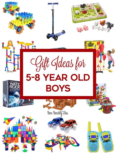 Gift Ideas for Boys - Ages 5, 6, 7, 8
