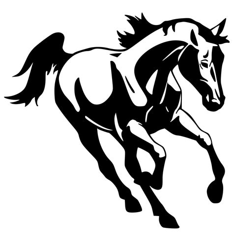 Horse Mustang Wall Decal Horse Sticker 29 Inches X 28 Inches 264 Hs