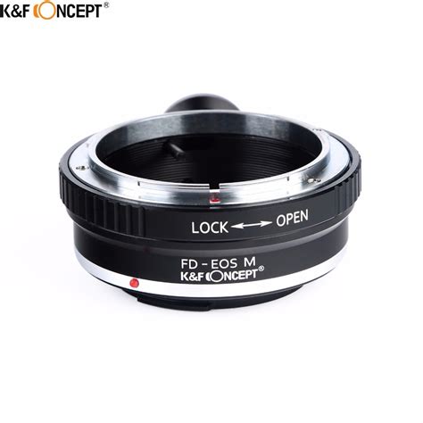 kandf concept for canon fd eos camera lens mount adapter ring with tripod for canon fd mount lens
