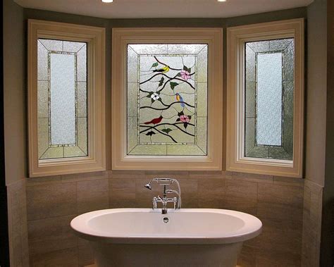 What can i add to my bathroom to increase privacy? Decorative Glass Solutions - Custom Stained Glass & Custom Leaded Glass Windows, Doors & more - Home