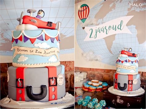 So i decided it would be perfect to do an airplane themed birthday for him. Kara's Party Ideas Vintage Airplane 2nd Birthday Party ...