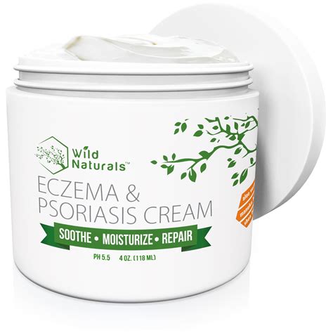 Wild Naturals Eczema Psoriasis Cream For Dry Irritated Skin Itch