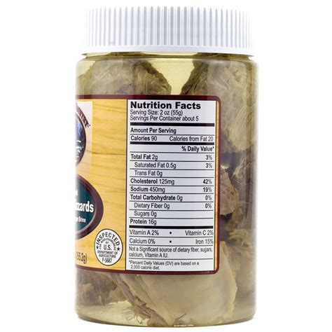 Backroad Country Cooked Turkey Gizzards Ounce Jar
