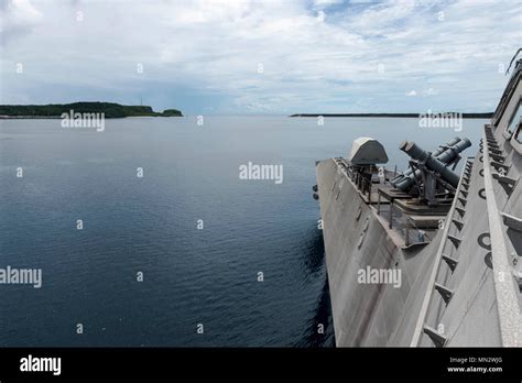 The Littoral Combat Ship Uss Coronado Lcs 4 Departs Naval Base Guam